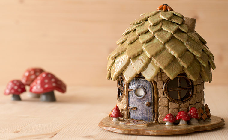 ST Pottery Fairy House