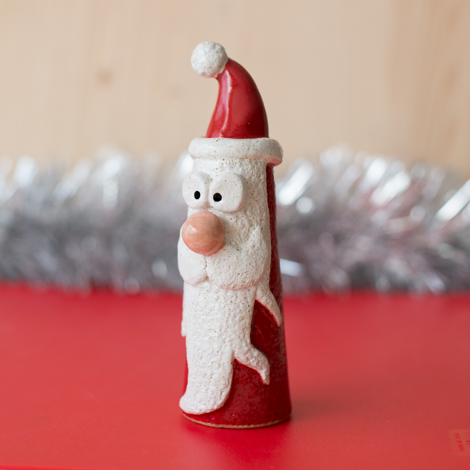 ST Pottery Christmas Santa
